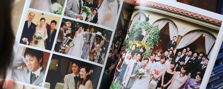 結婚式のアルバム、カメラのキタムラが選ばれる理由　写真専門店ならではの品質